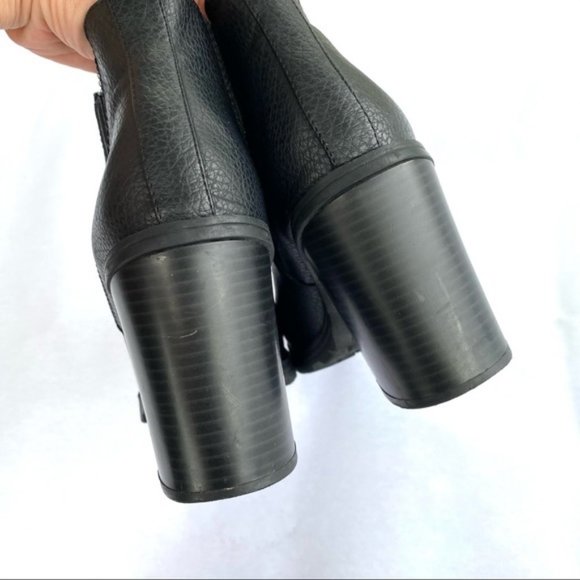 Sam & Libby Chelsea Black Chunky Platform Boots - Picture 7 of 9